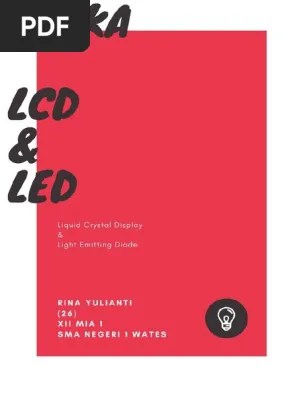 Makalah Fisika - LCD Dan LED | PDF