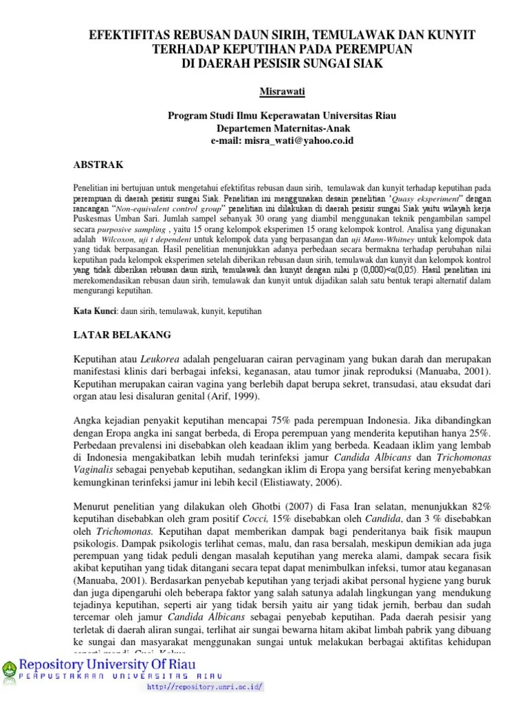 Jurnal Kunyit Asam PDF