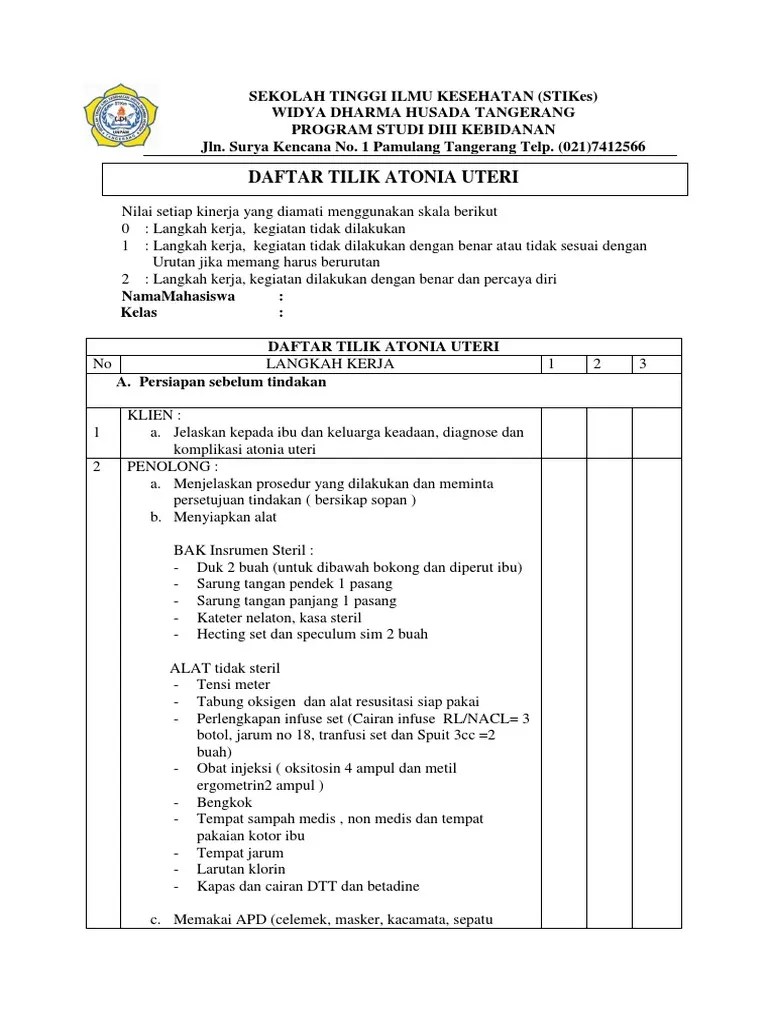 Daftar Tilik Atonia Uteri2