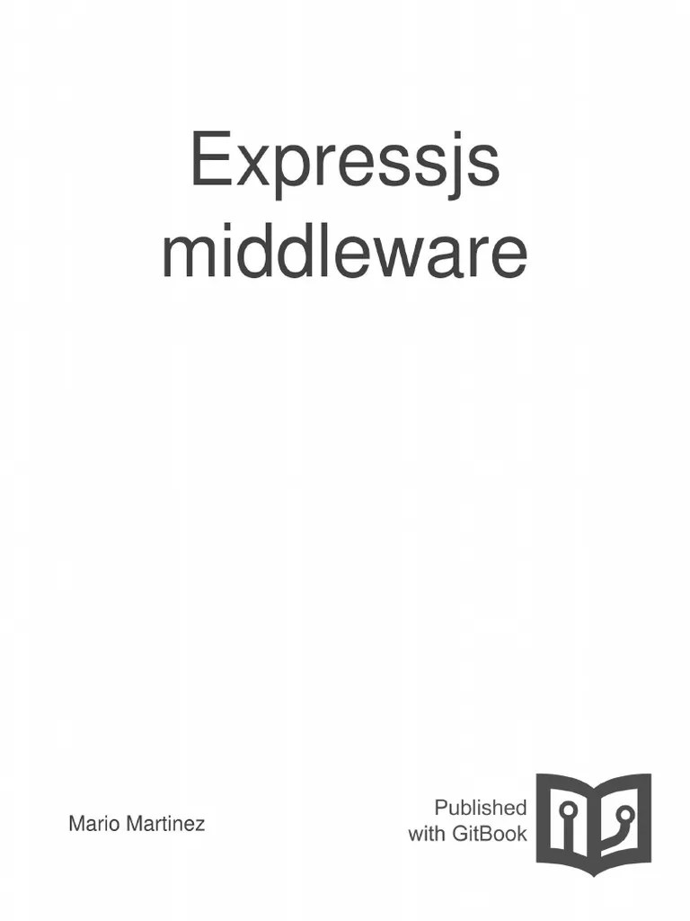 Expressjs Middleware PDF Http Cookie Hypertext Transfer Protocol