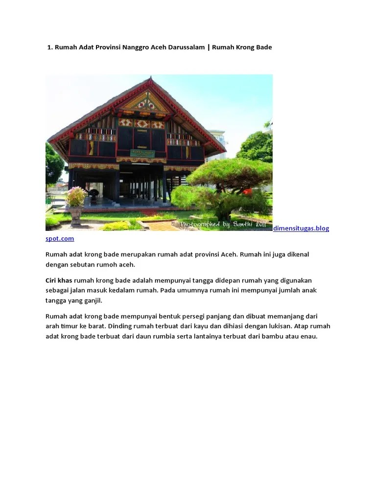 Rumah Adat | PDF