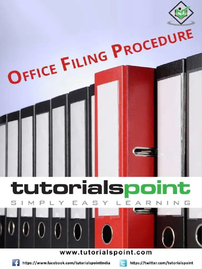 Office Filing Procedure Computer File Business Process