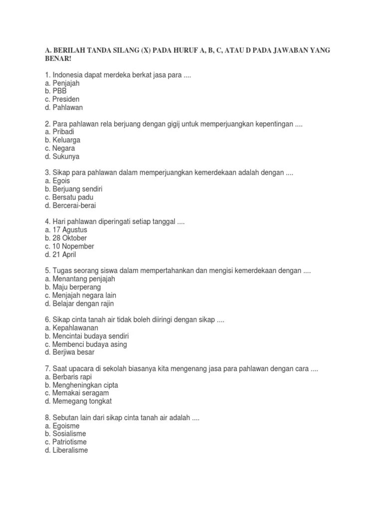 Contoh Sikap Seorang Pelajar Dalam Mengisi Kemerdekaan Dapatkan Contoh