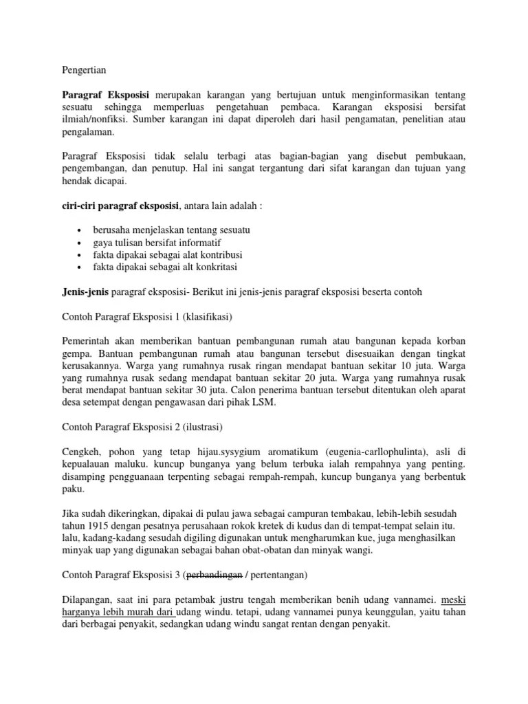 Jenis Jenis Teks Eksposisi Beserta Contohnya Berbagi Teks Penting