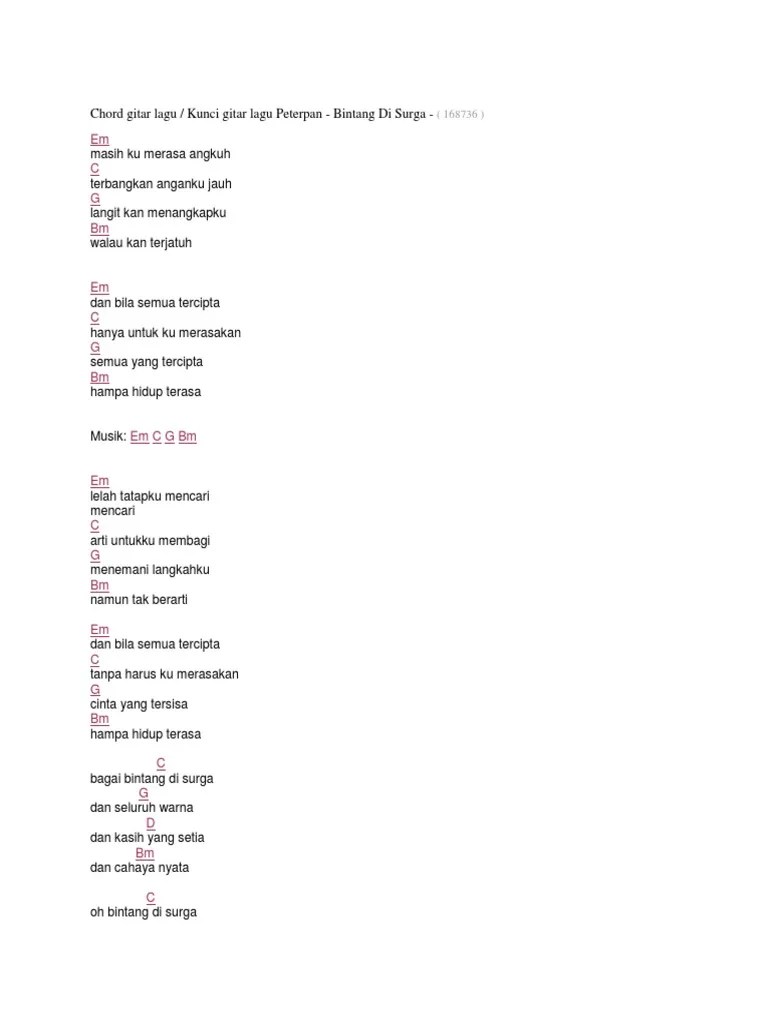 27 Chord Gitar Lagu Malaysia Bunga Edelweis Basgalanos