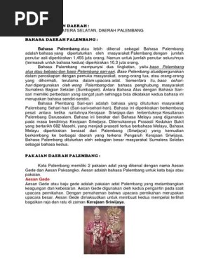 Tugas Dek Zhidan (Palembang) | PDF