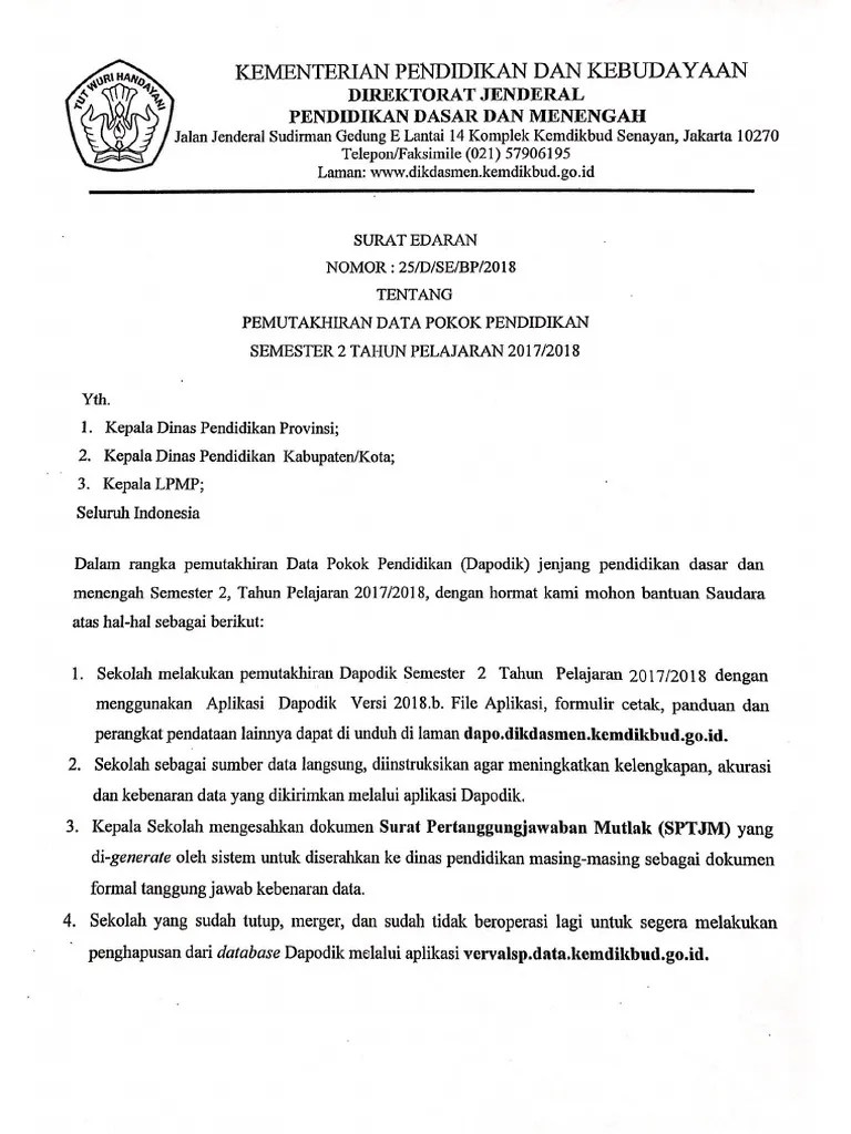 Data Dikdasmen Kemdikbud Go Id 2018 Acc Login Sumber Berbagi Data