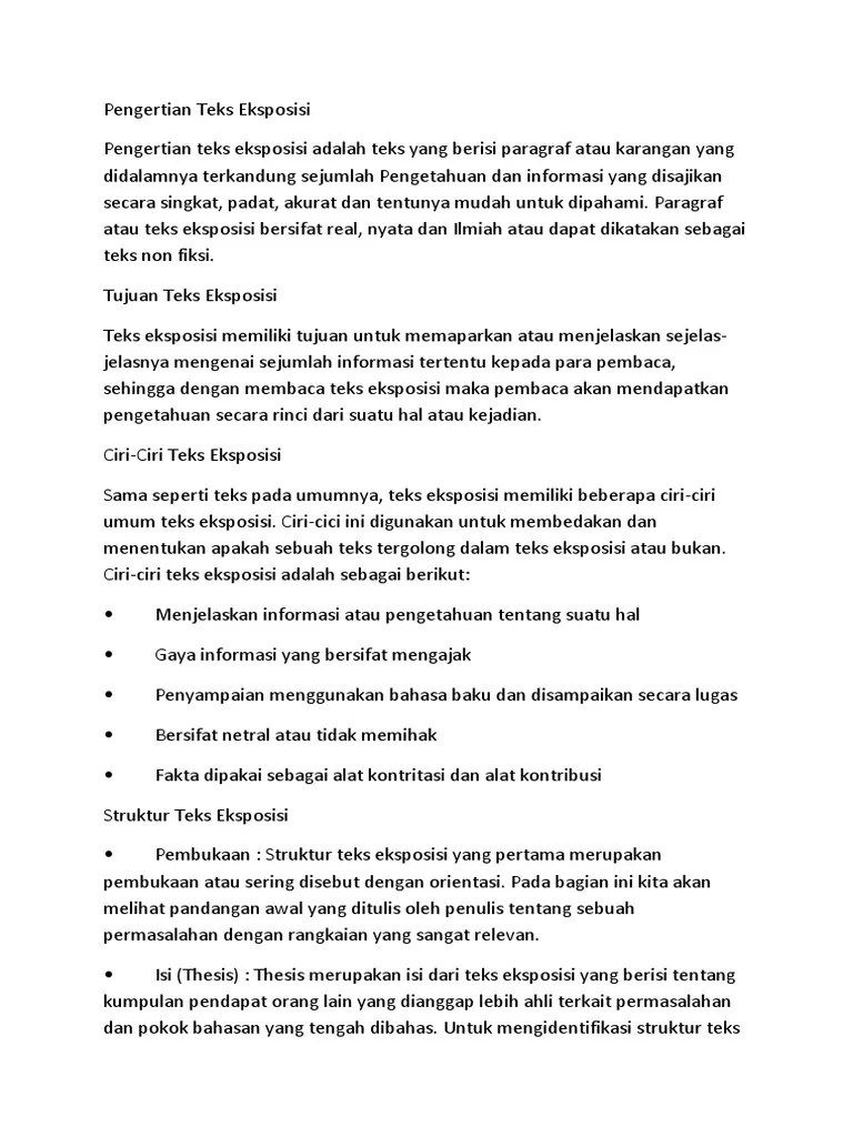 Bahasa Yang Digunakan Dalam Teks Non Fiksi Bersifat Berbagai Teks Penting