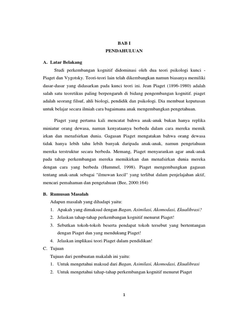 Contoh Asimilasi Dan Akomodasi Dalam Teori Piaget Temukan Contoh