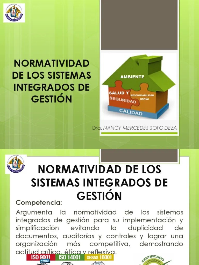 Iso 14001 Untpg 2018Presentación PDF Planificación Contaminación