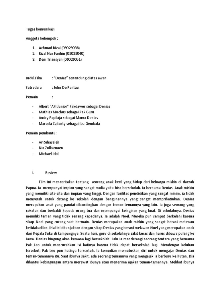 Review Film Denias | PDF