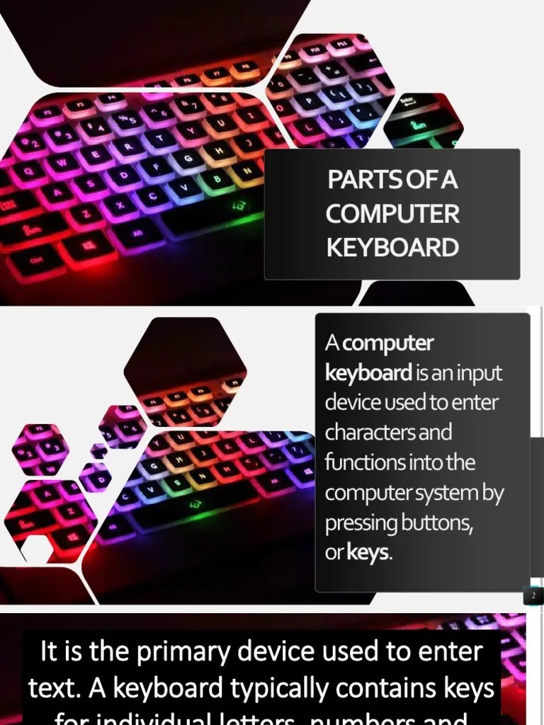 Parts of A Computer Keyboard PDF