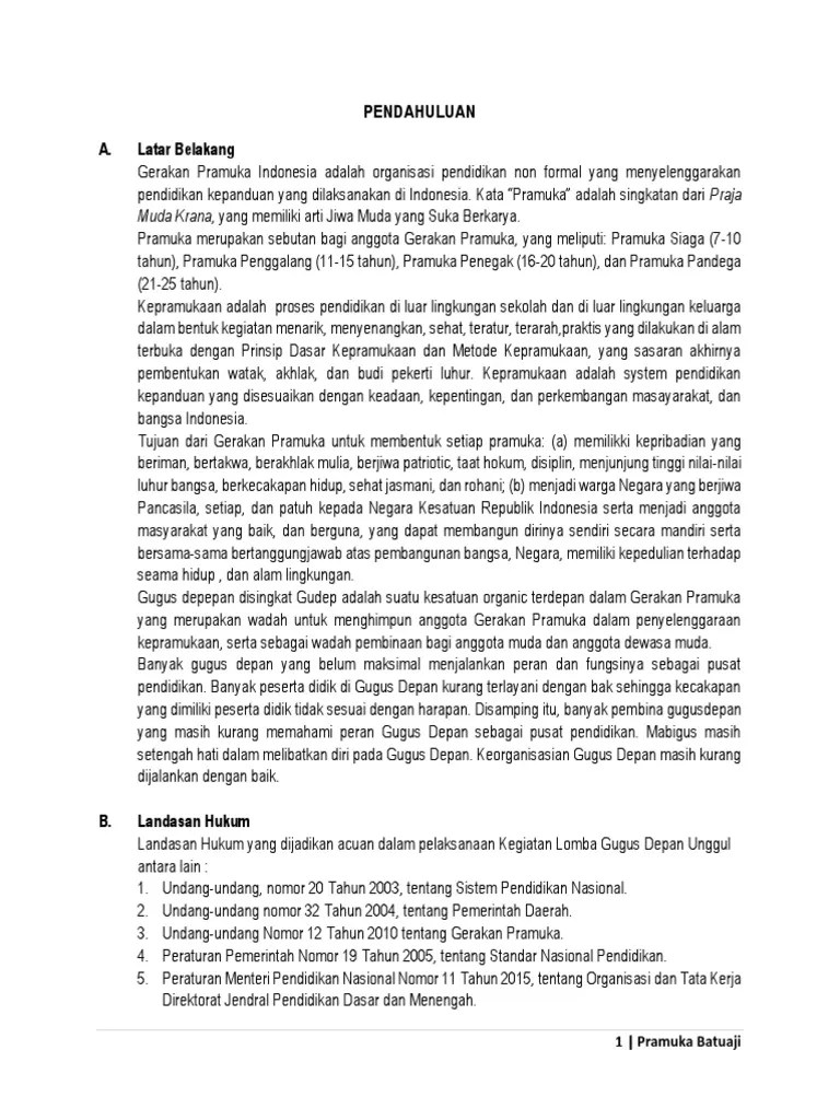 Portofolio Gudep Unggul SDN Babadan 1 Wlingi | PDF