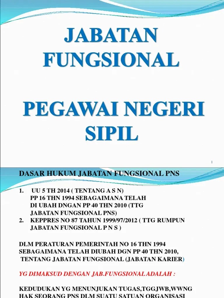 Jab. Fungsional Administrator Kesehatan 2014 | PDF