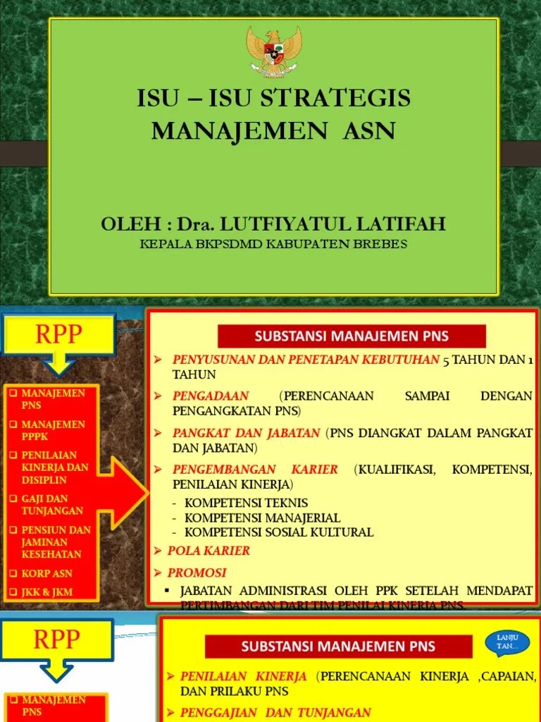 Isu Isu Strategis Manajemen Asn.pptx