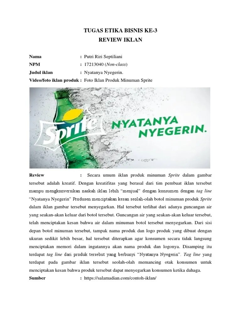 Tugas Mata Kuliah Etika Bisnis | PDF