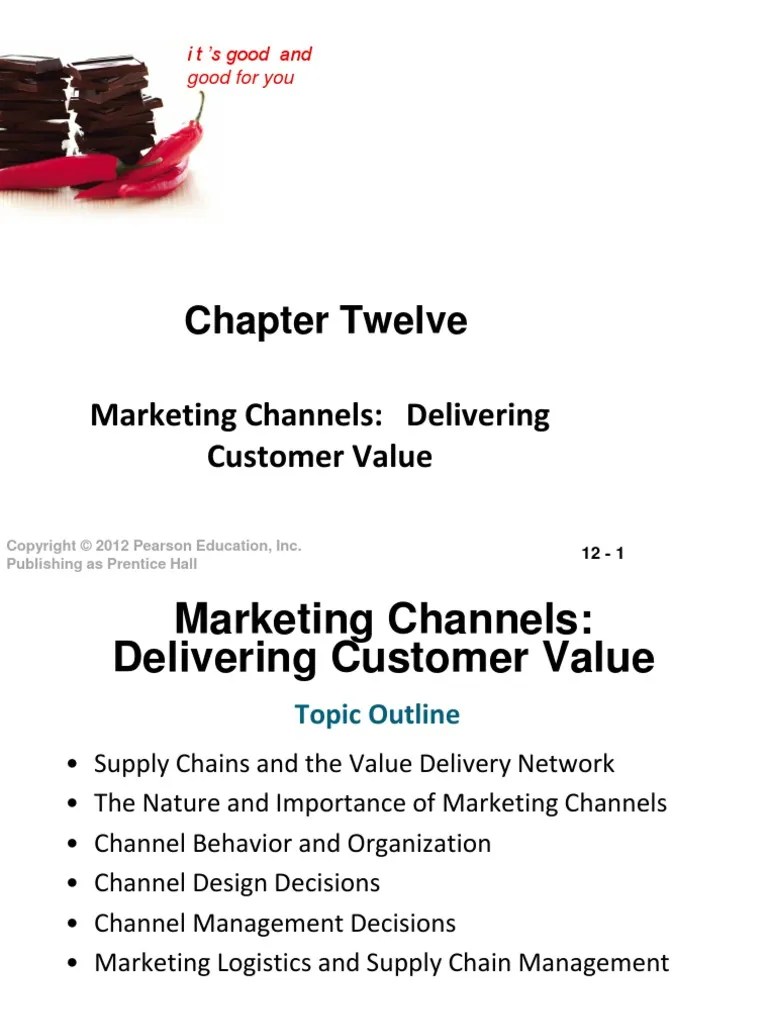 Chapter12MarketingChannelsDeliveringCustomerValue.ppt Logistics