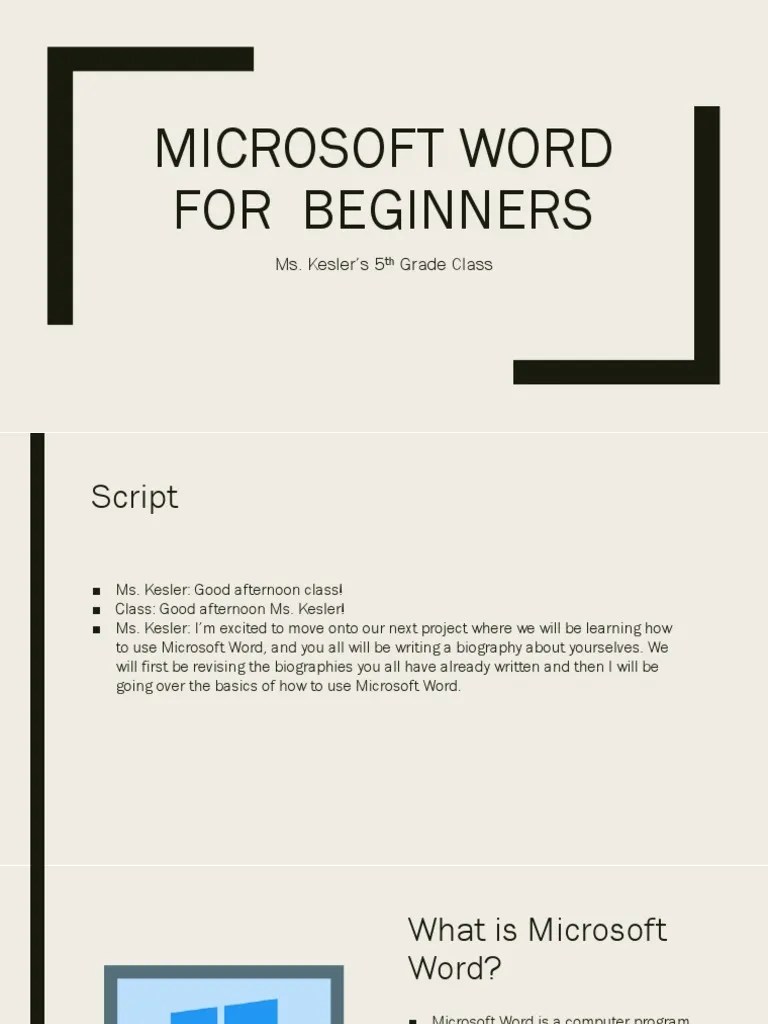 Edu 214 Microsoft Word Lesson PDF