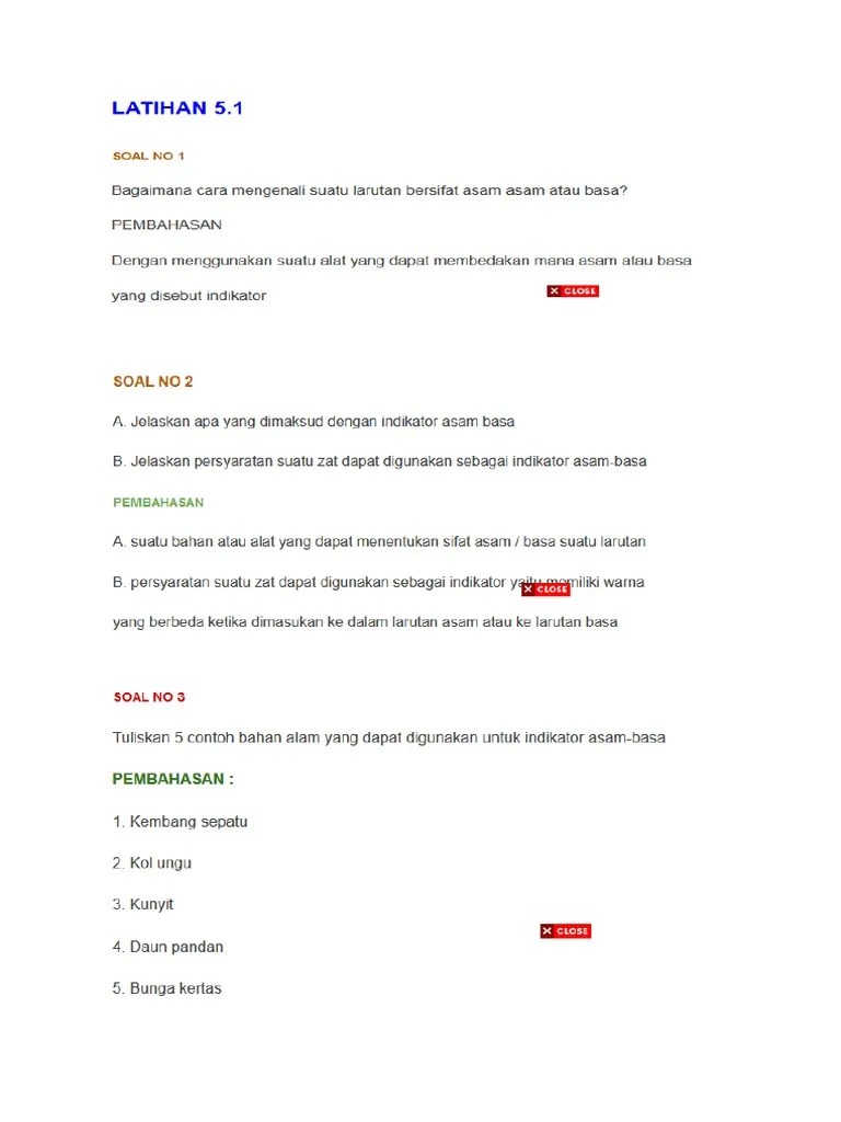 Jelaskan Persyaratan Suatu Zat Dapat Digunakan Sebagai Indikator Asam Basa  – Dengan