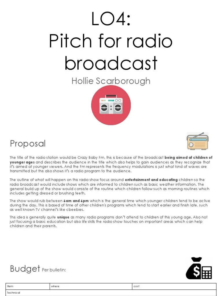 Pitch 1 PDF Radio Frequency Modulation