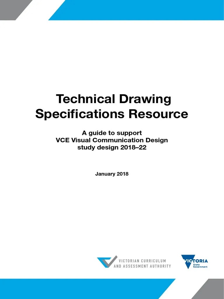 VCE Technical Drawing Specs PDF Perspective (Graphical) Technical
