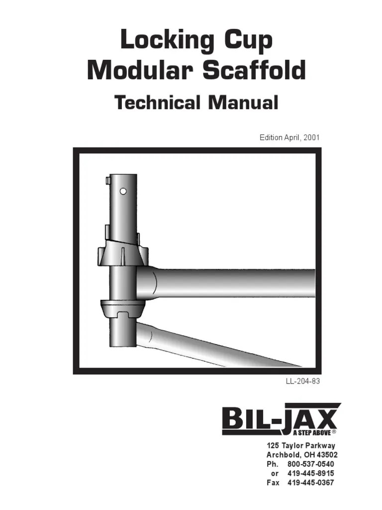 Cup Lock Technical Manual.pdf Scaffolding Screw