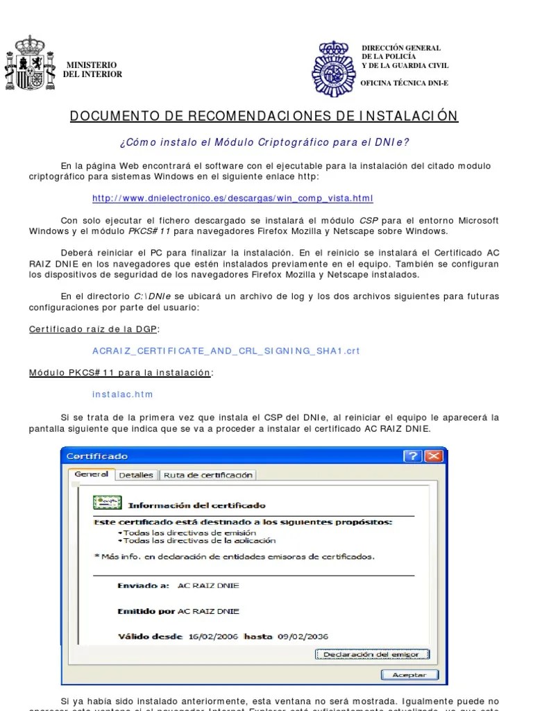 Instalacion CSP Windows | PDF