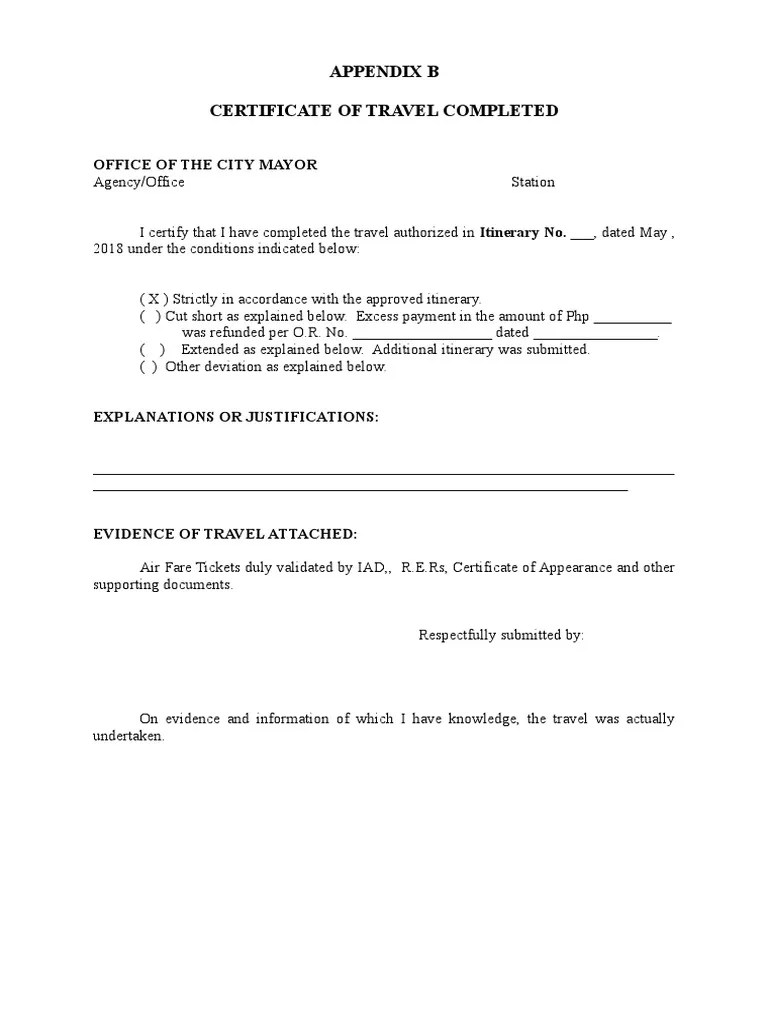 Certificate of Travel CompletedPICPA 2017 Copy
