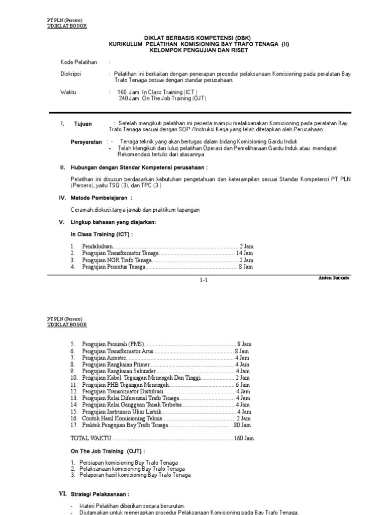 Contoh Pelatihan Off The Job Training Barisan Contoh