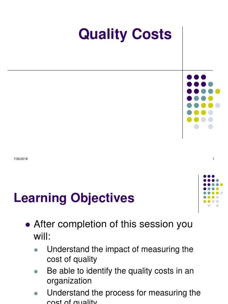 Quality Cost PDF Software Bug Cost