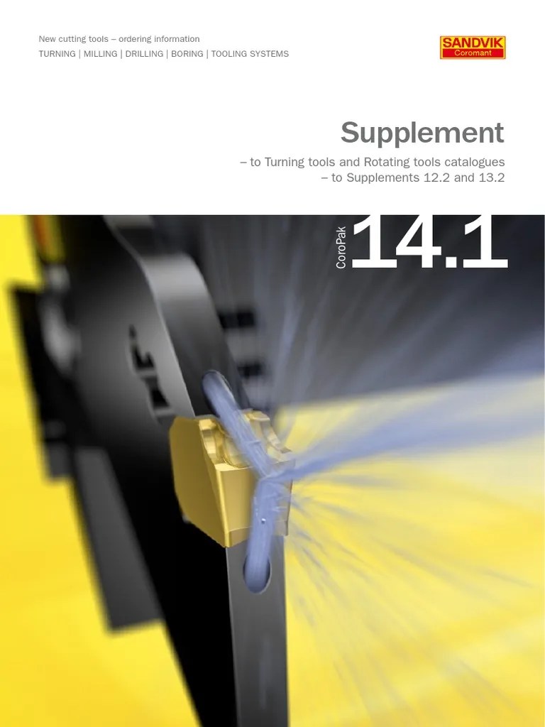 CATALOGO Sandvik c2900147 PDF PDF Machining