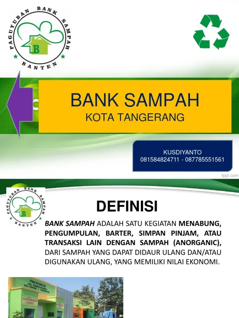 Materi Sosialisasi Bank Sampah
