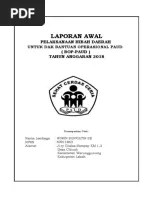 Contoh Laporan Pertanggung Jawaban Bantuan Operasional Pendidikan Anak Usia  Dini TK | PDF