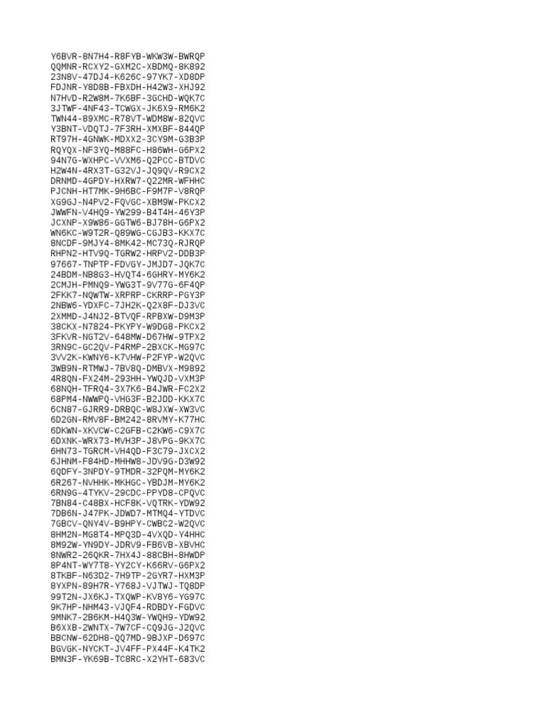 Office 2016 Retail Keys.txt