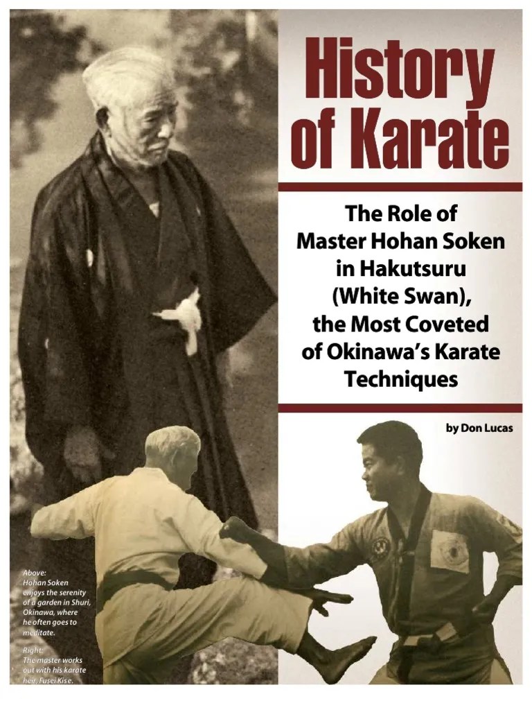 Hohan SokenMatsumura ShorinRyu Karate Okinawa Prefecture