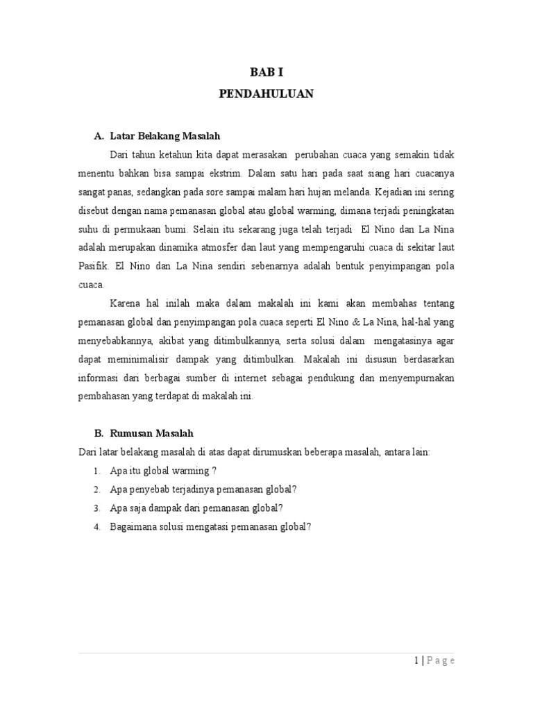Makalah Global Warming | PDF