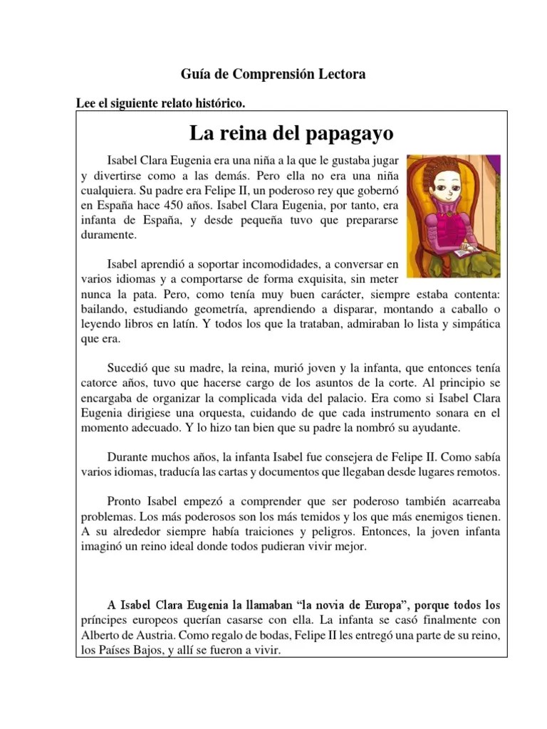 Comprensión Relato Histórico. España Prueba gratuita de 30 días