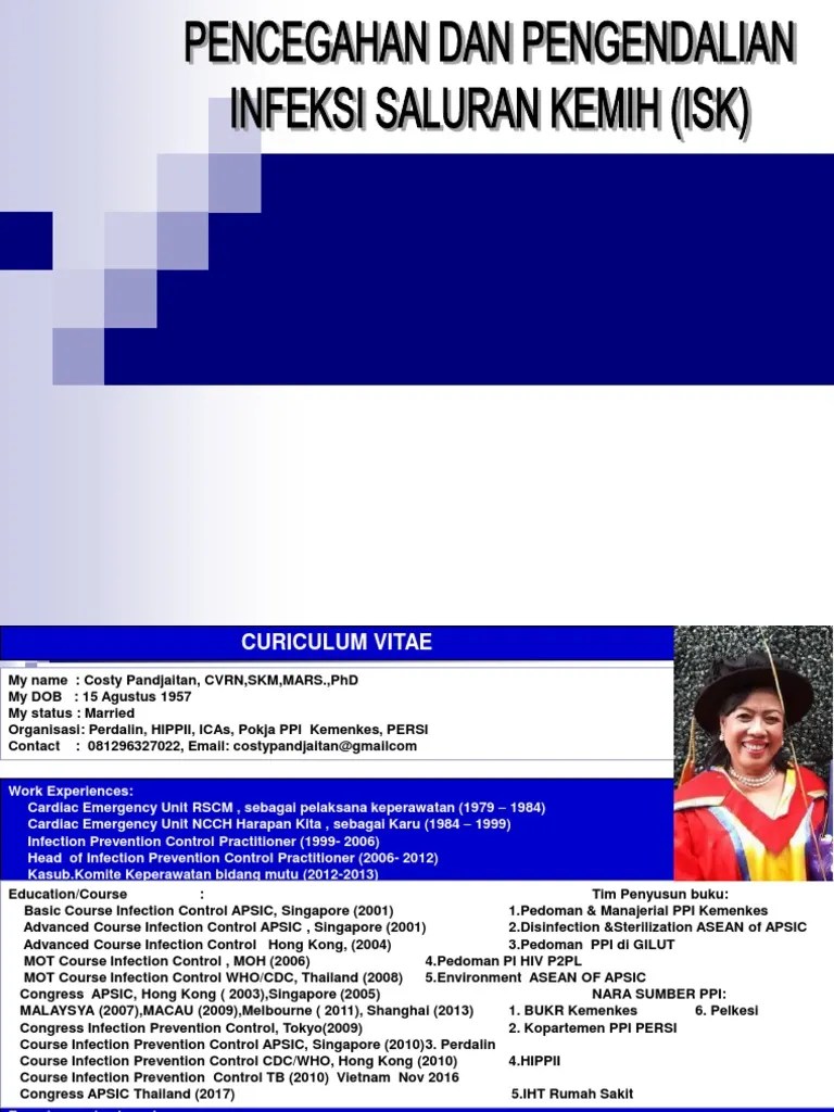 Pencegahan Dan Pengendalian Ineksi Saluran Kemih (Isk) PDF