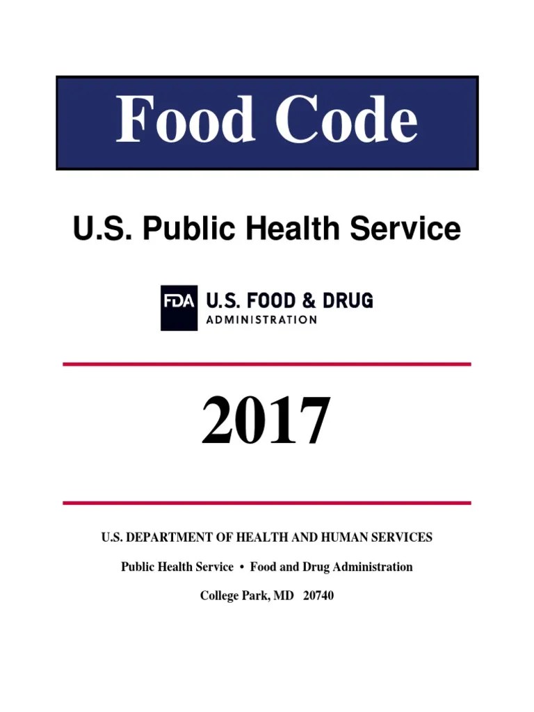 FDAFood_Code2017.pdf Foodborne Illness Food Safety