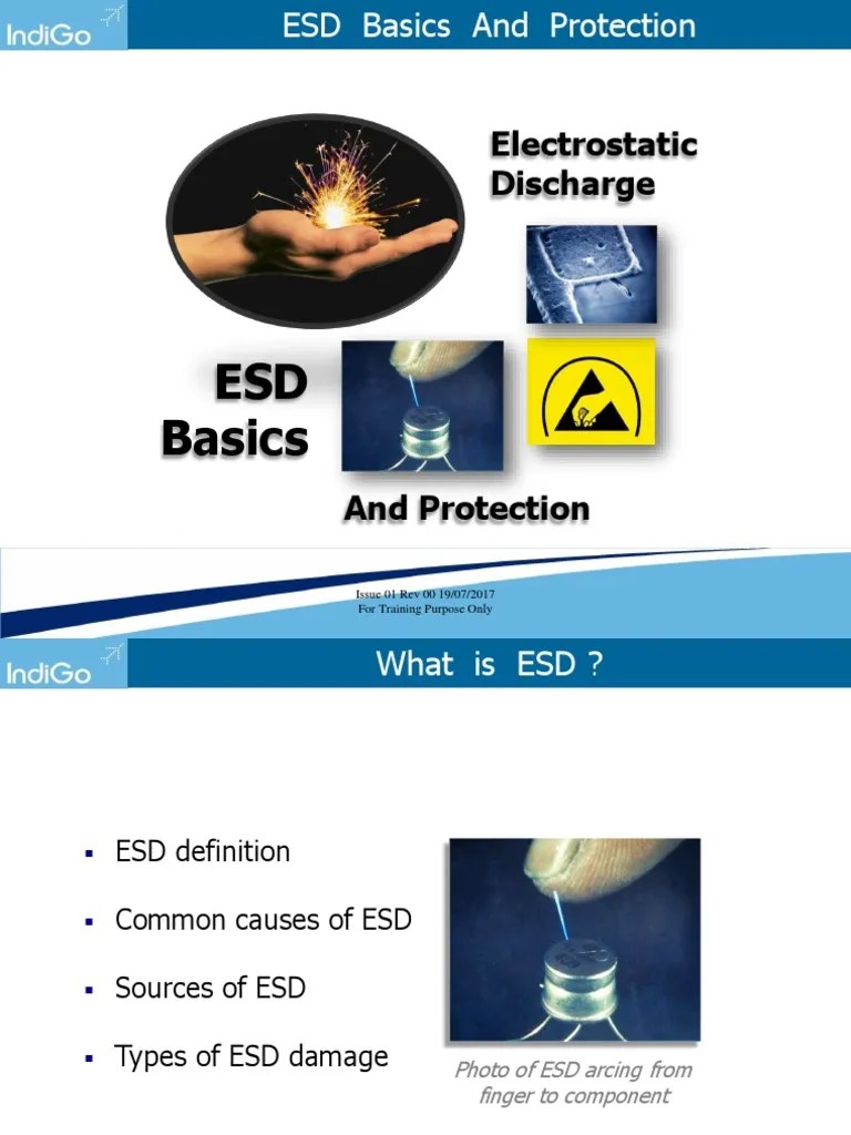 ESD Basics and Protection PDF (1).pdf Electrostatic Discharge Electrostatics