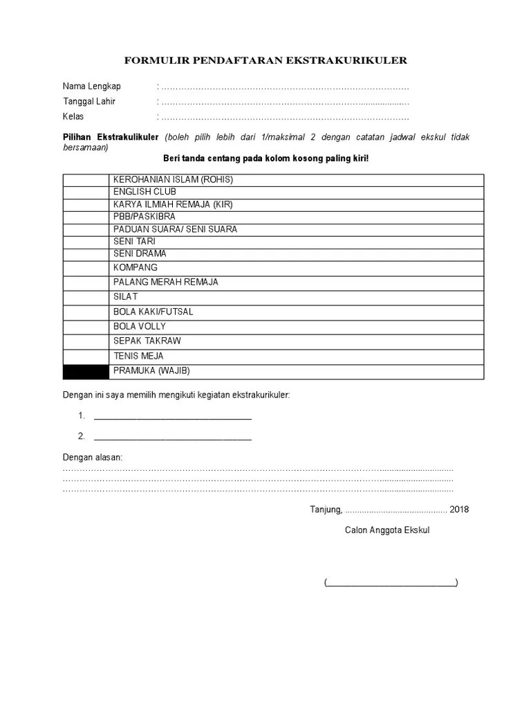 48+ Contoh Jurnal Kegiatan Ekstrakurikuler Tari Gif