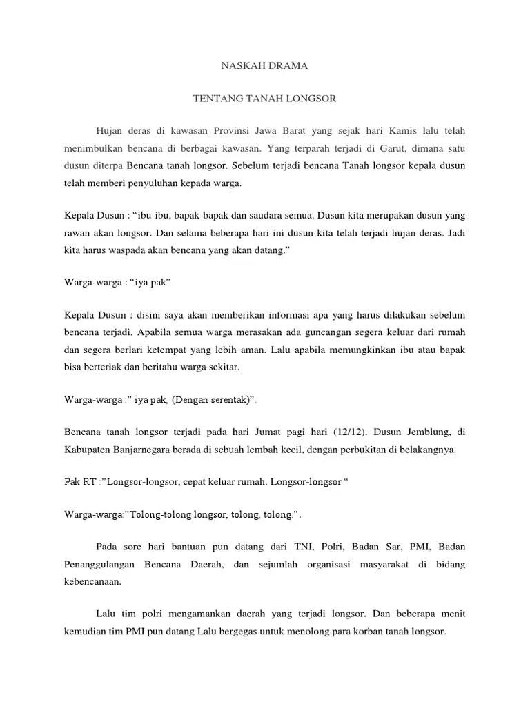 49+ Buatlah Contoh Naskah Teater Pendek Bertema Alam