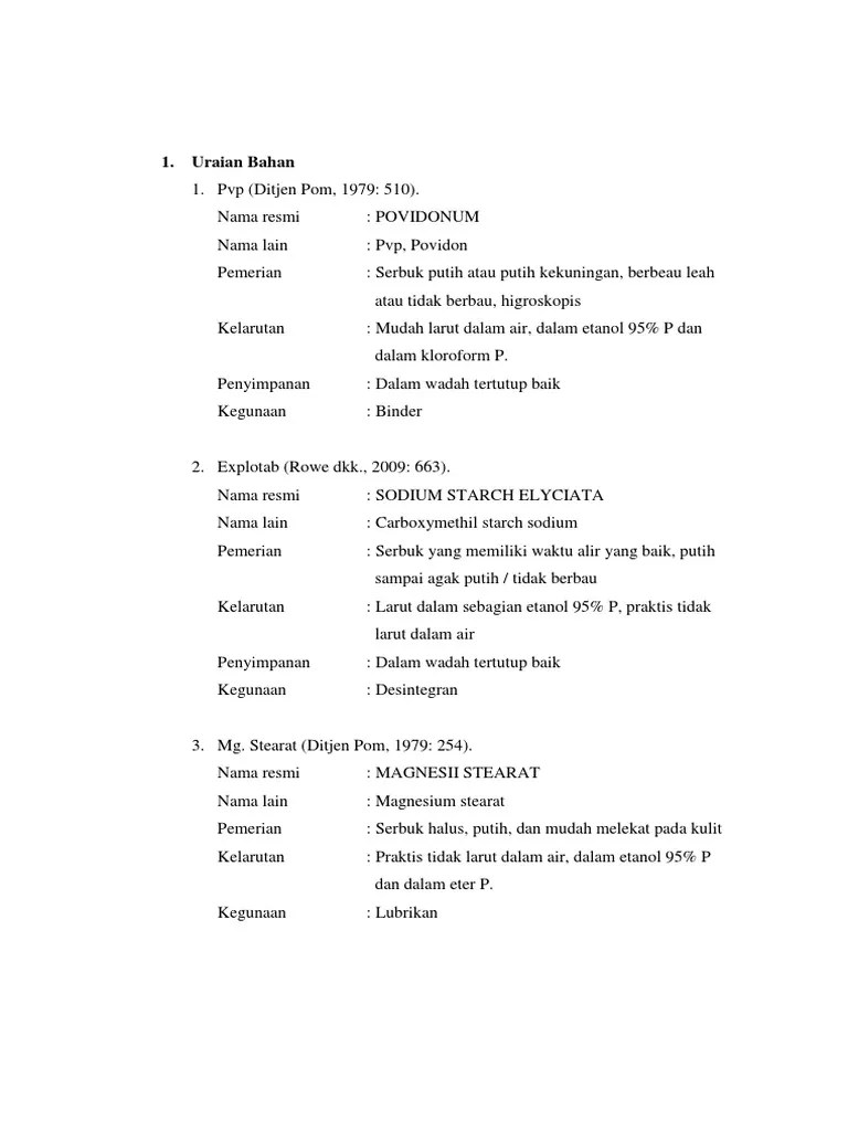 A Uraian Bahan Tekno | PDF