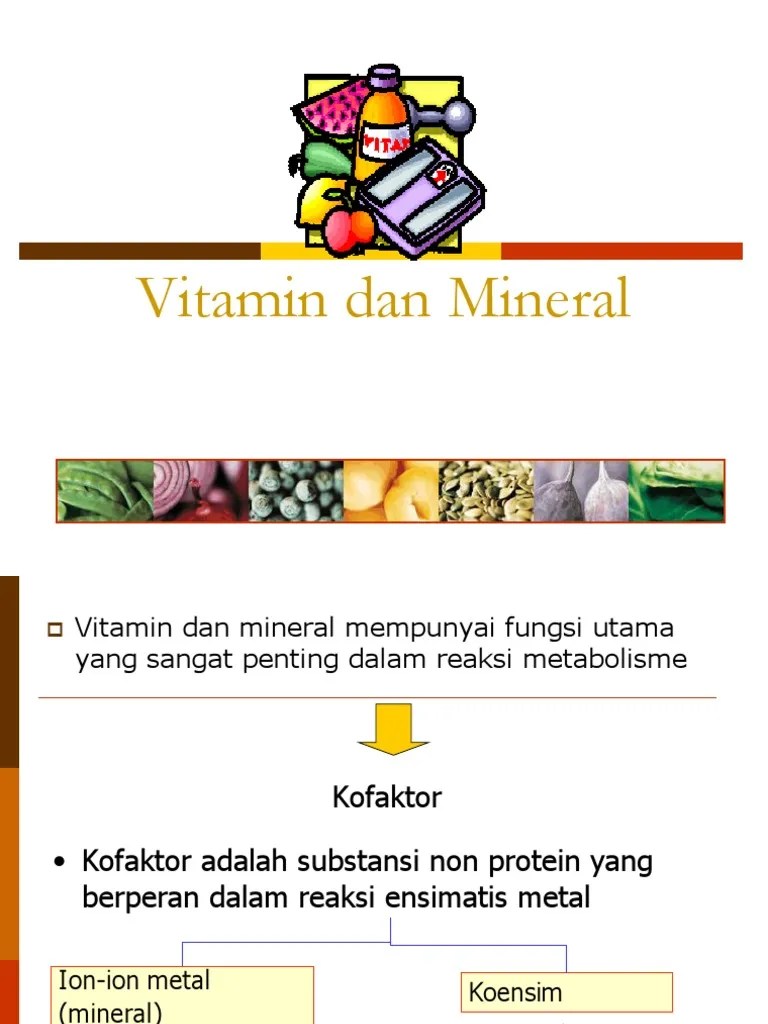 Vitamin dan Mineral