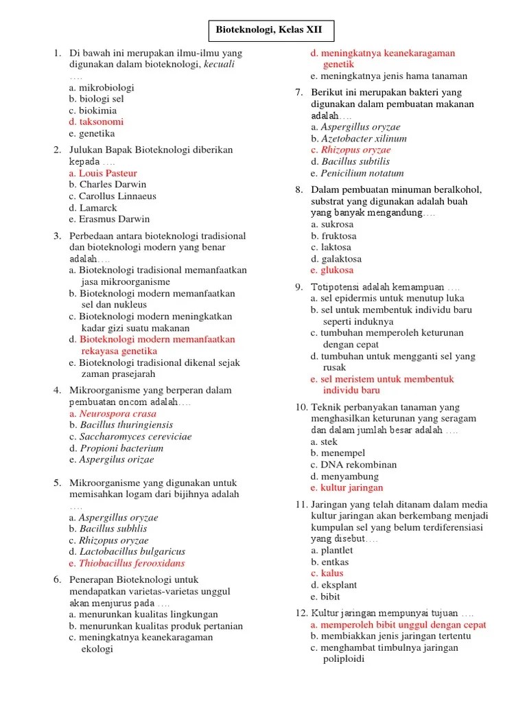 BAB 9 Bioteknologi Xii New PDF | PDF