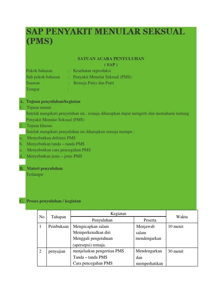 Sap Penyakit Menular Seksual | PDF