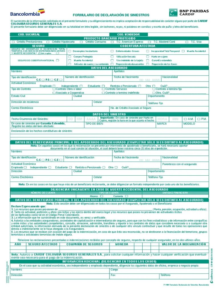 Formato+de+declaracion+de+siniestros+FO+CDF+409+3P Seguro Bancos