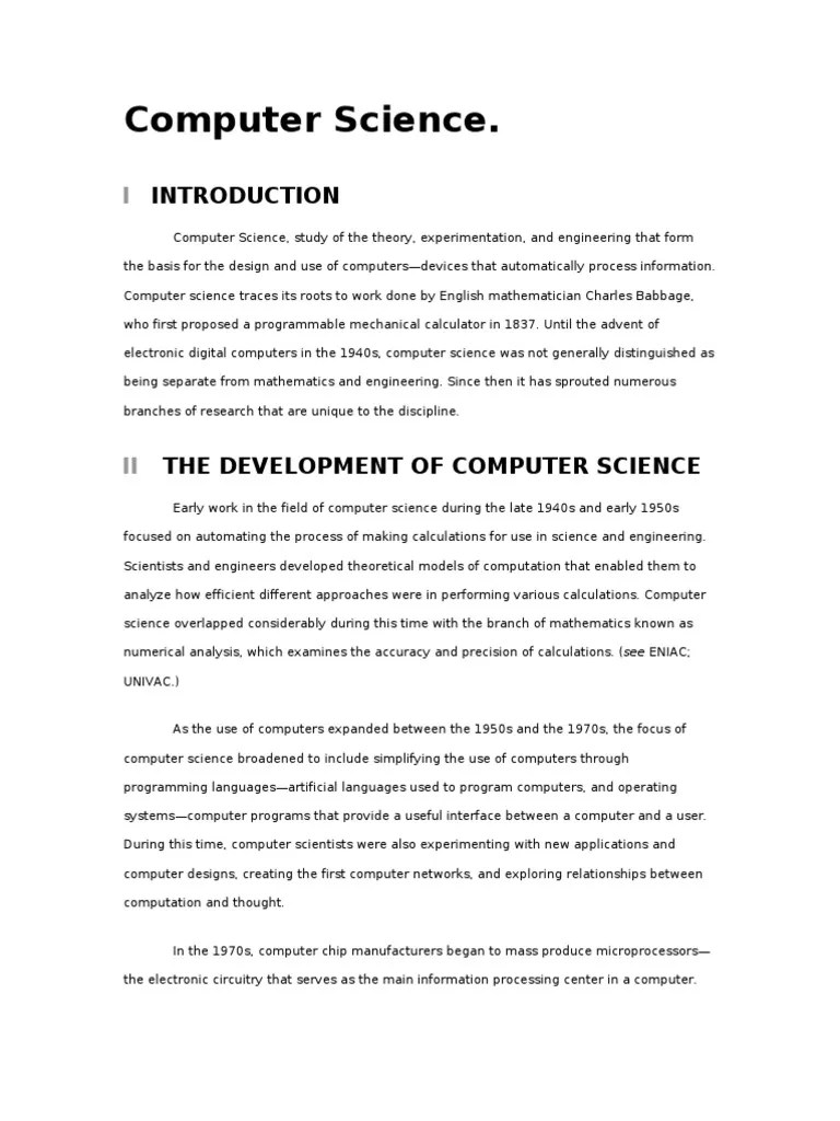 Computer Science Short Notes Computer Program Assembly Language