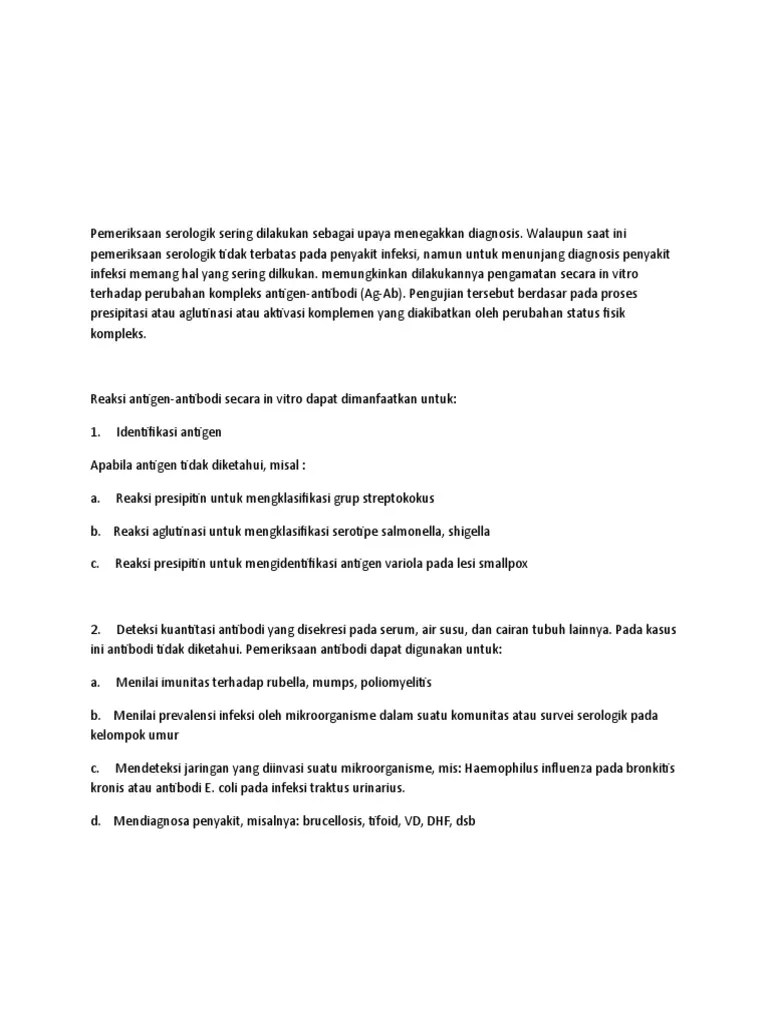 Aglutinasi Pada | PDF