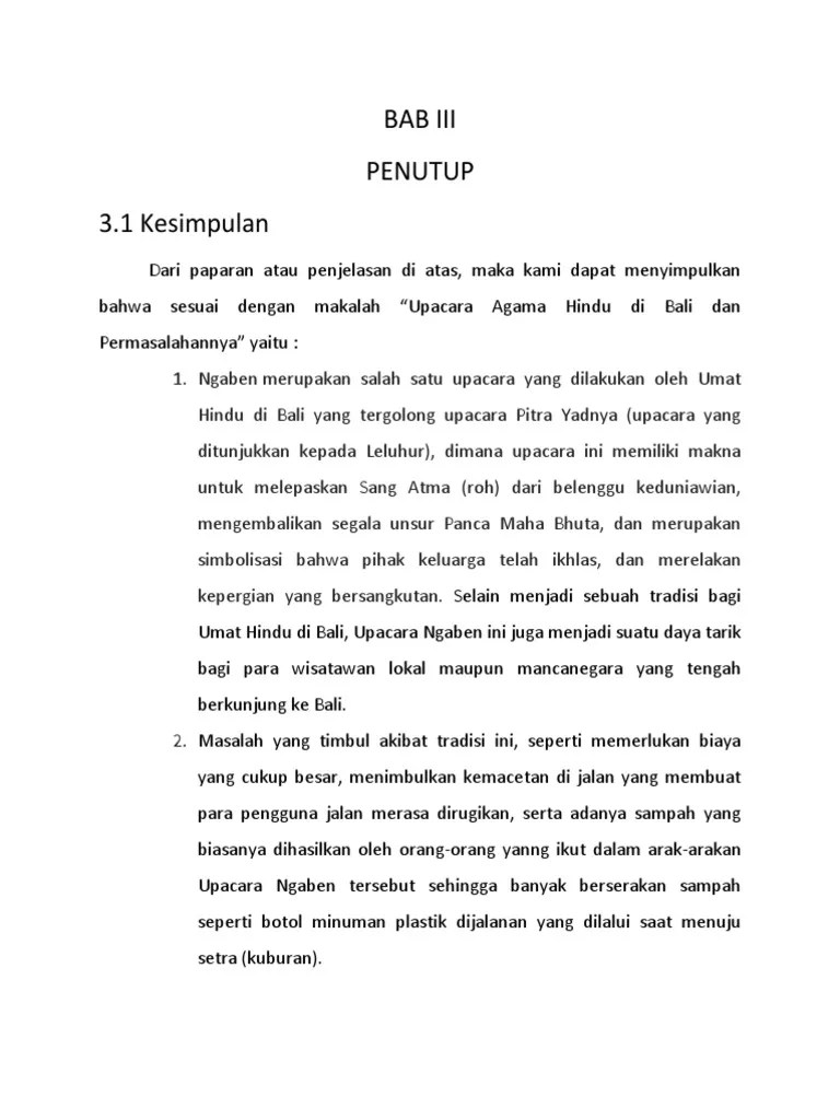 Agama Hindu Bab Iii | PDF